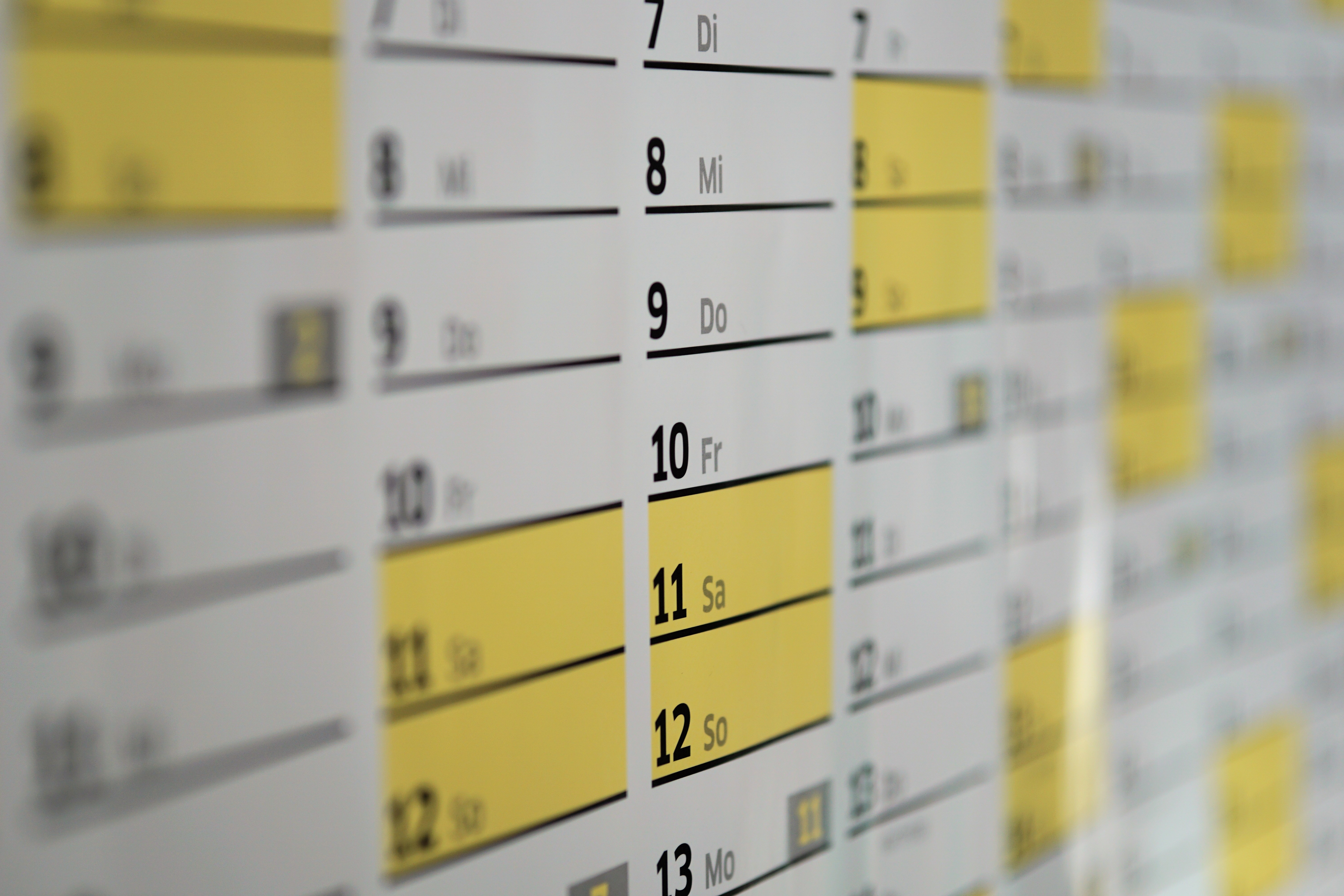 Sprechstunde vor Ort - Kalenderbild